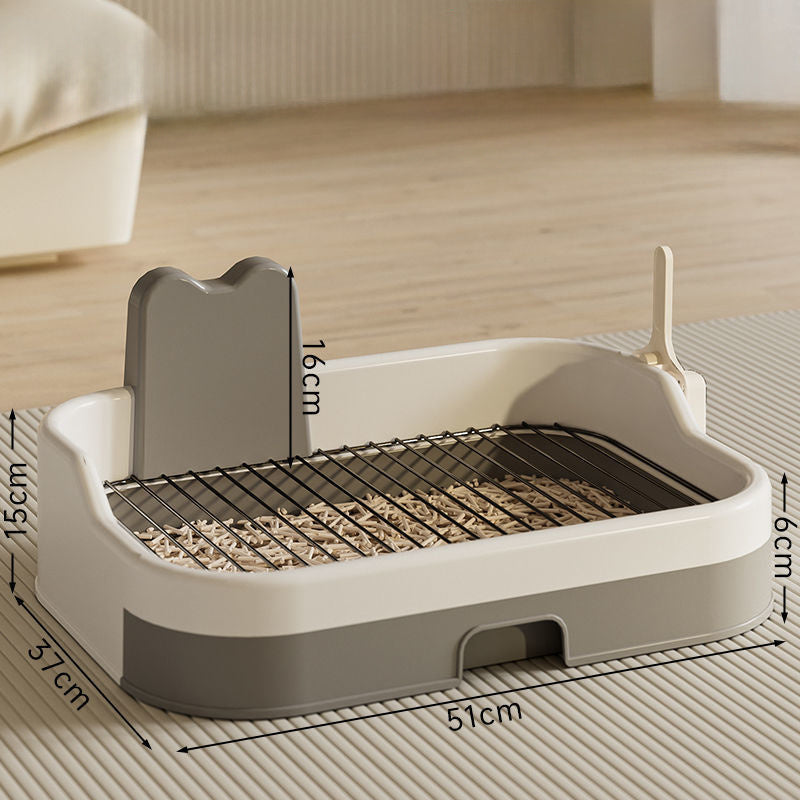 Pet Dog Toilet Portable Puppy Potty Tray Pet Litter Pan Dog Potty Pan Indoor Dog Potty Tray Puppy Training Tray Pet Accessories