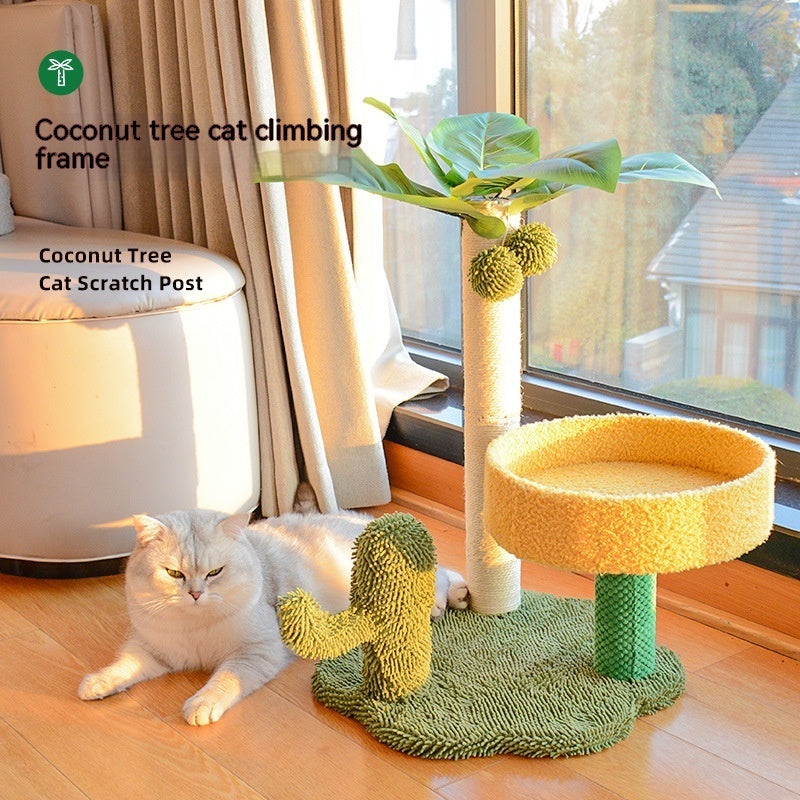 Coconut Tree With Nest Cat Climbing Frame One-piece Toy C1010