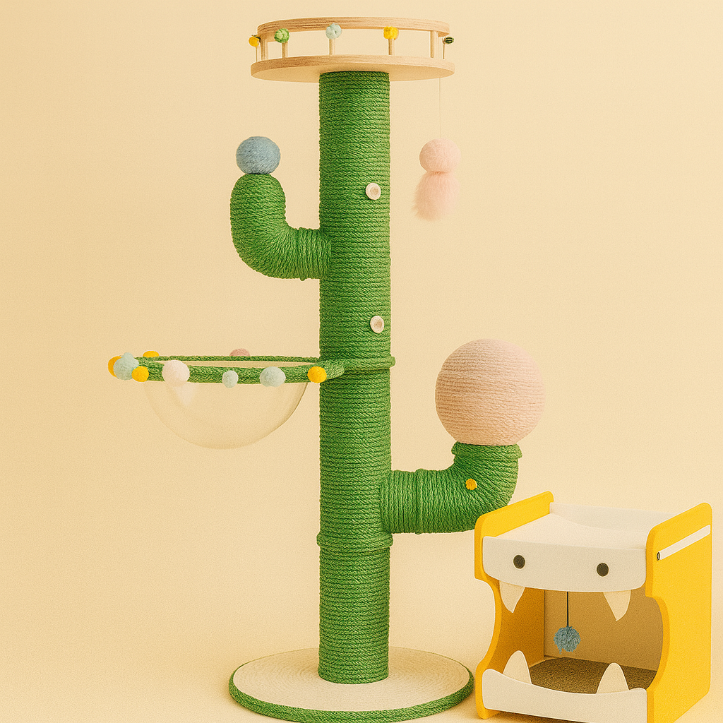 Cactus Cat Climbing Frame Self-made DIY Complete Material Package