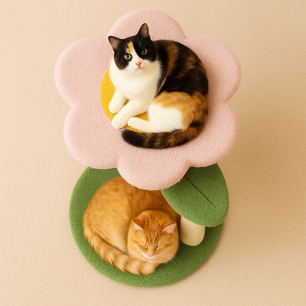 Cat Climbing Frame Cat Nest Cat Tree Integrated Small And Medium-sized Sunflower C1009