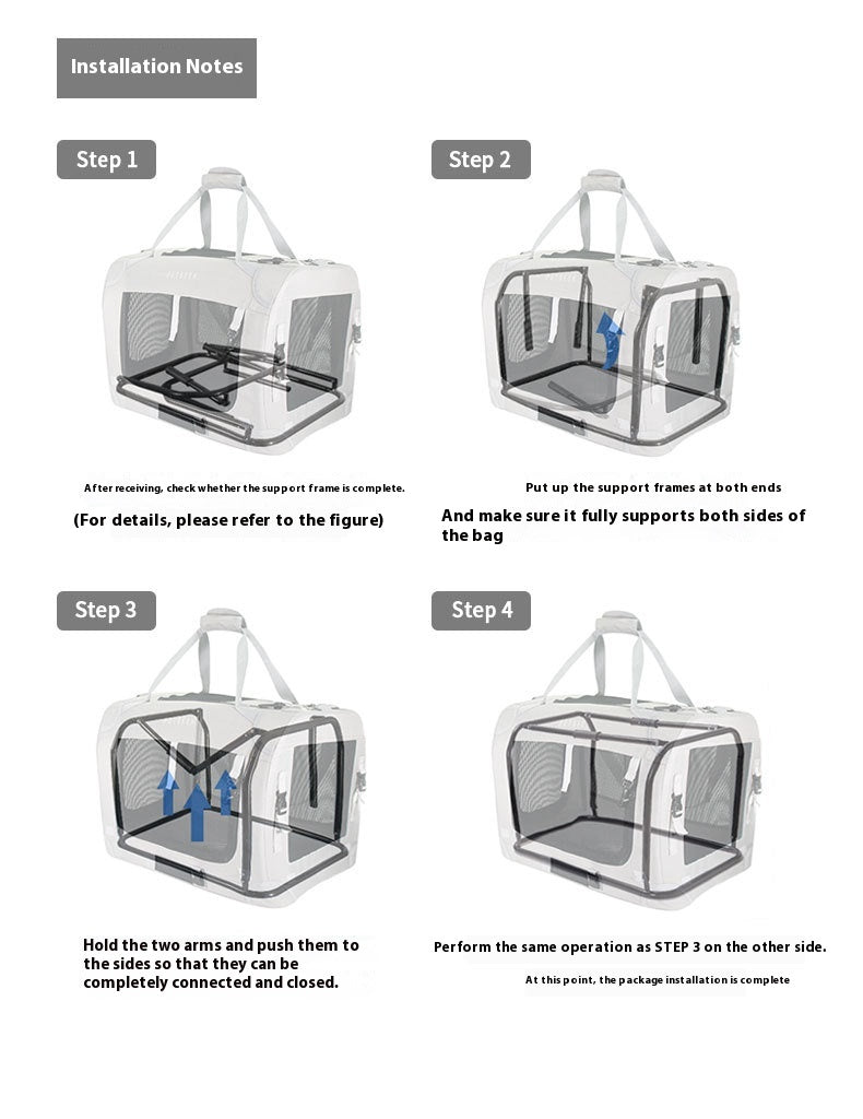 Car Oversized Cat Bag Pet Outing Folding Bag