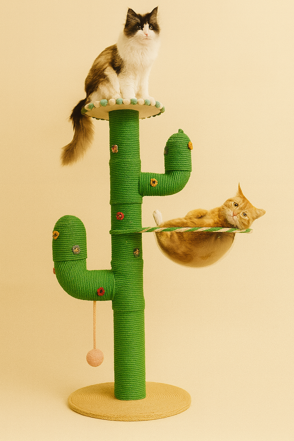 Cactus Cat Climbing Frame Self-made DIY Complete Material Package