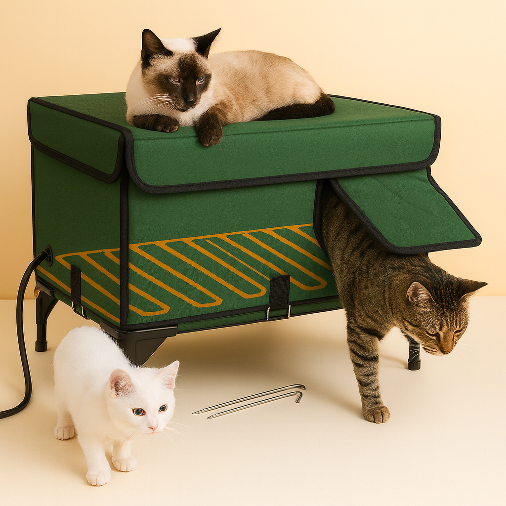 Outdoor Heating Insulation Cat Delivery Room Foldable Cat Cage C1003