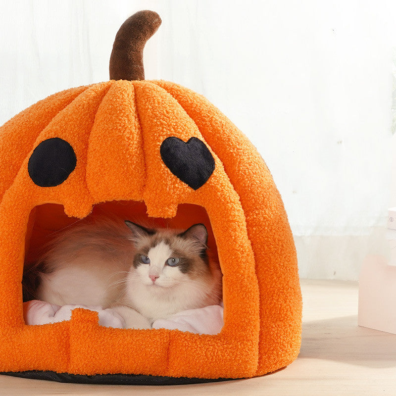 Semi-Enclosed Warm And Removable Pet Nest