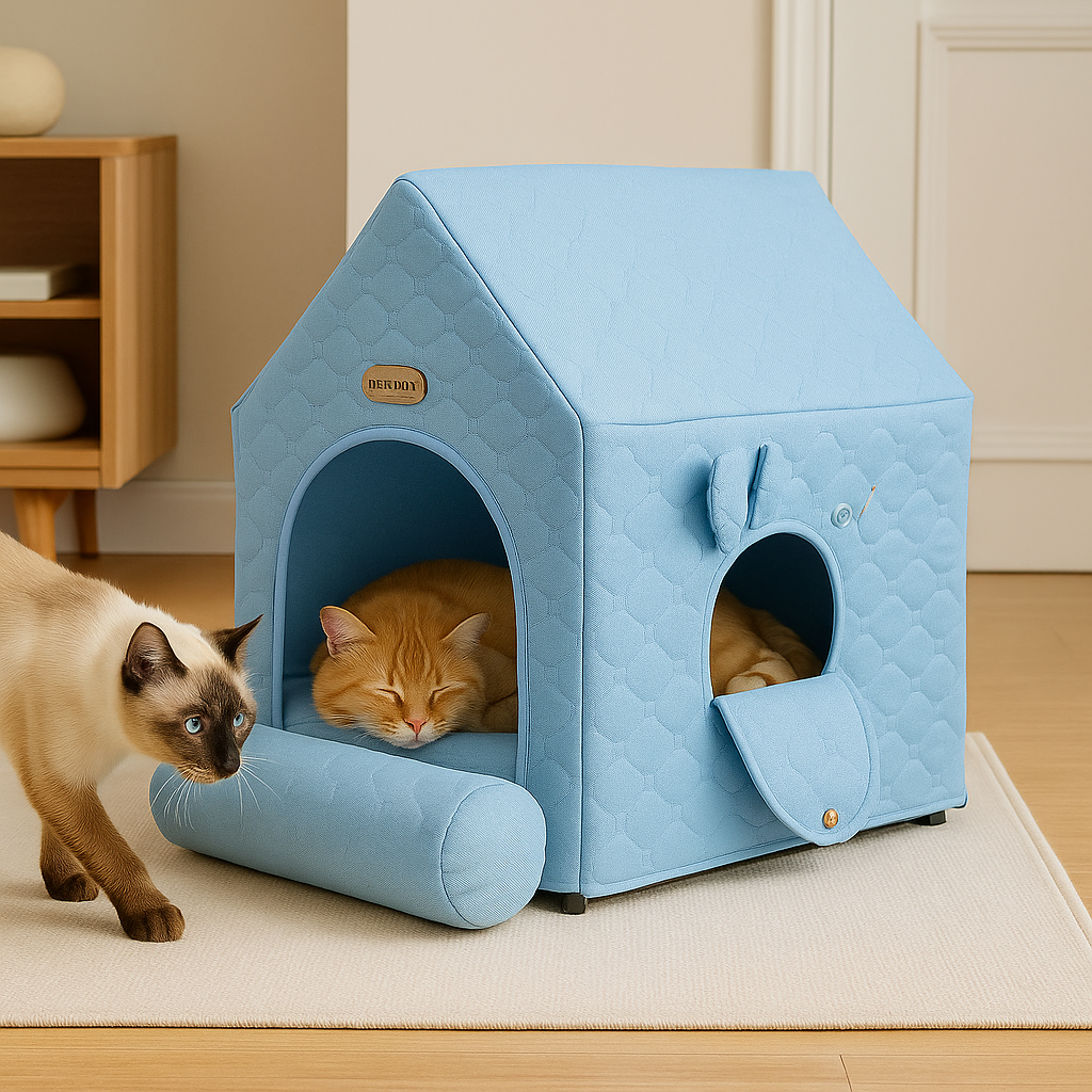 Four Seasons Universal Closed Cartoon Cute Cat Dog Pet Room C1005