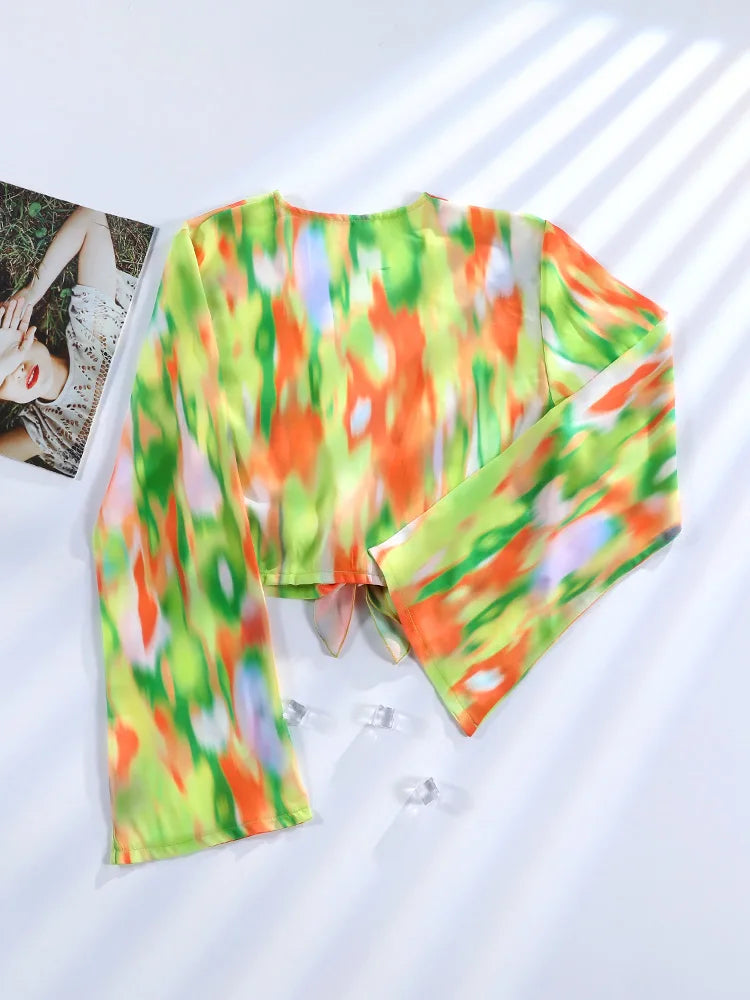 Bikini Tie Dye Set Triangle The Knysa Turaco