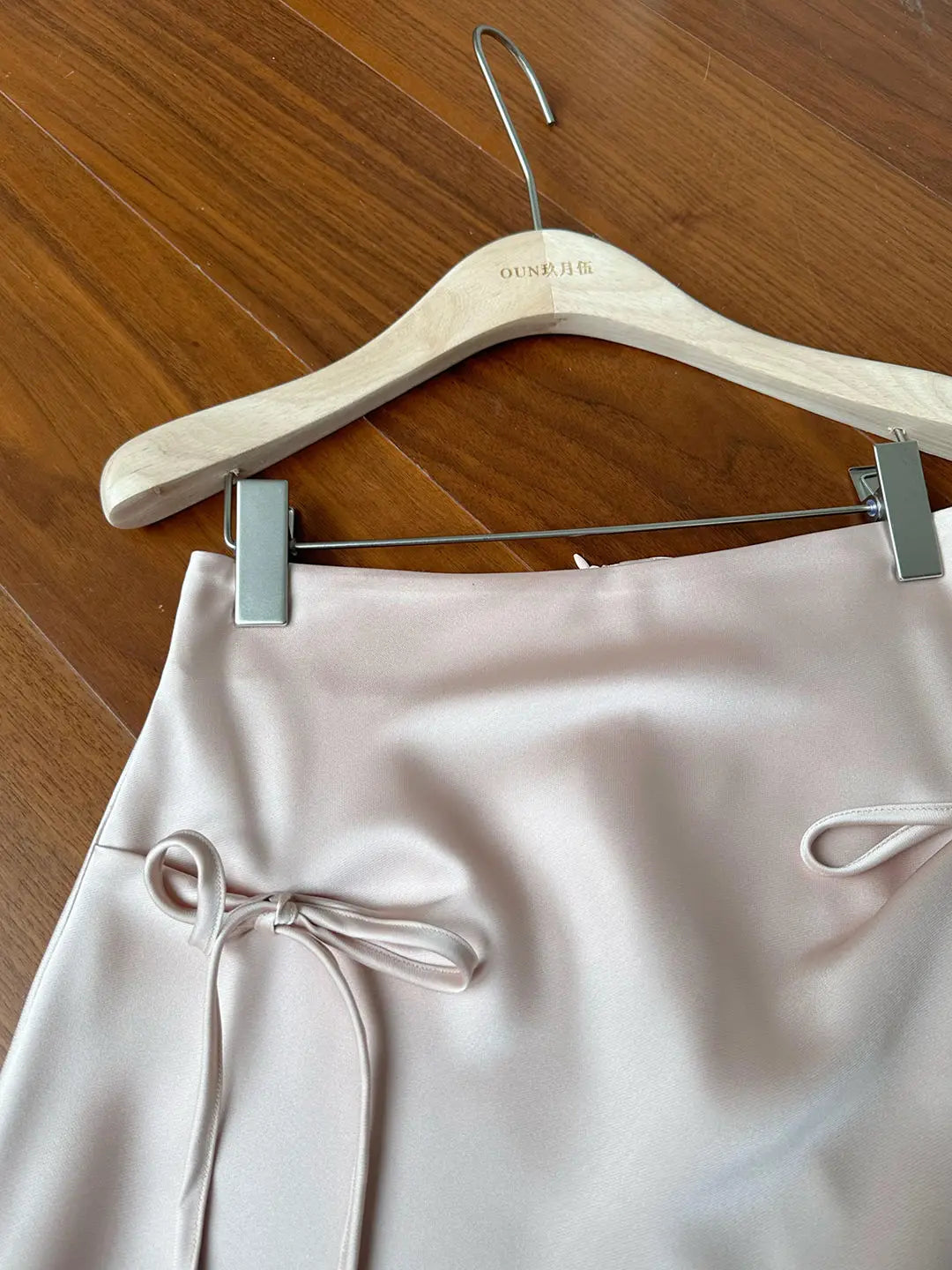 Mini Skirts Bow High Waist Flamingo