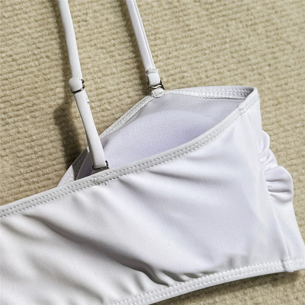 Bikini Swimsuit White Ibis