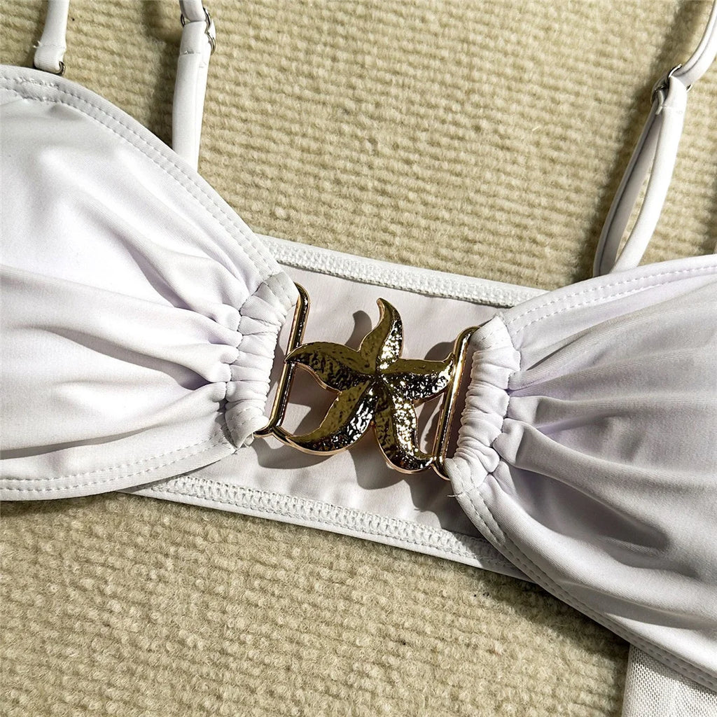 Bikini Swimsuit White Ibis