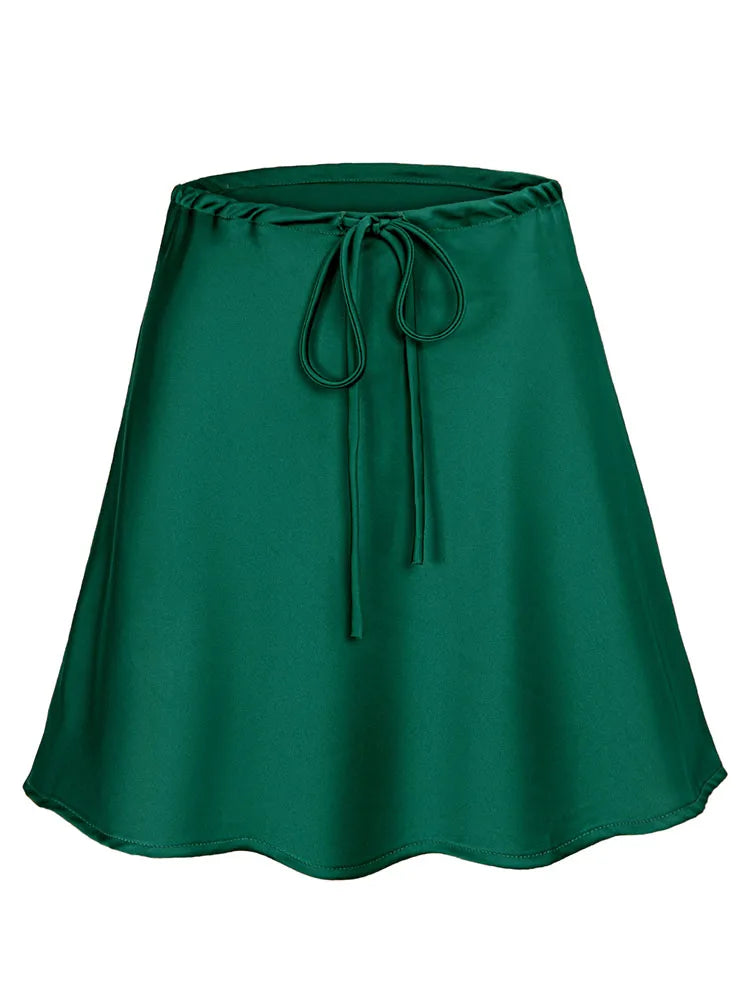 Silk Short Skirt Snowy Owl