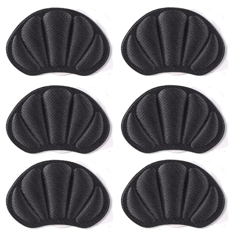 3pair/6pcs Insoles Patch Heel Pads for Sport Shoes Back Sticker Adjustable Size Antiwear Feet Pad Cushion Insert Insole Tools