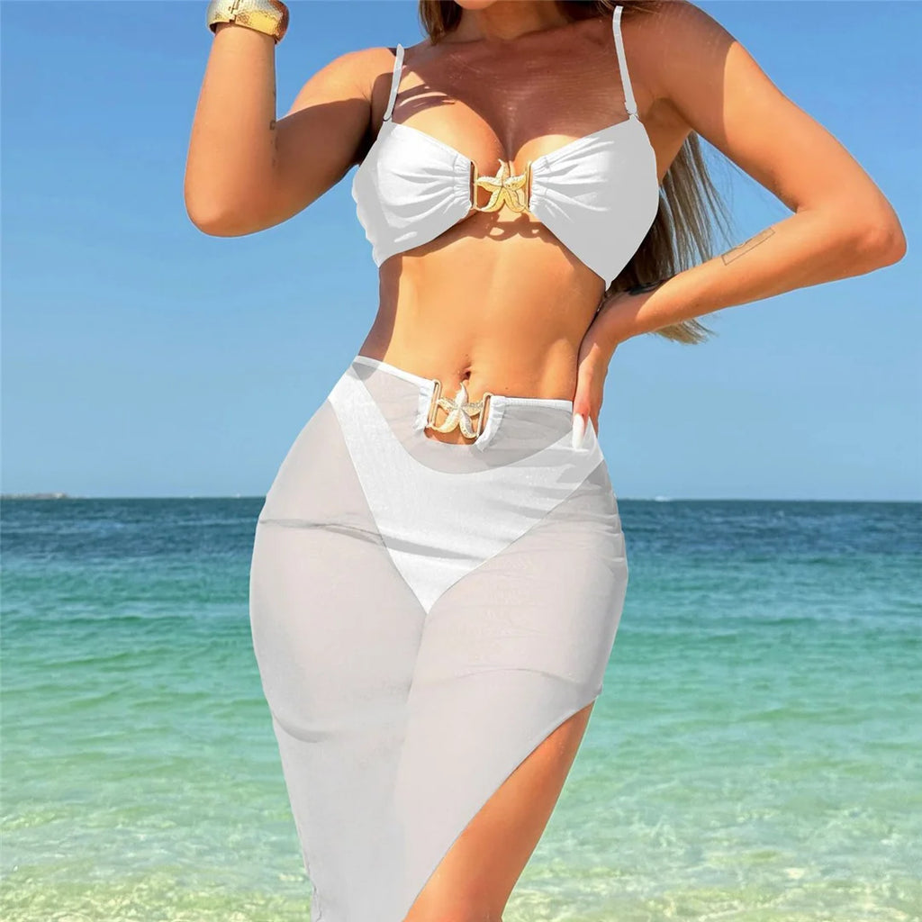 Bikini Swimsuit White Ibis