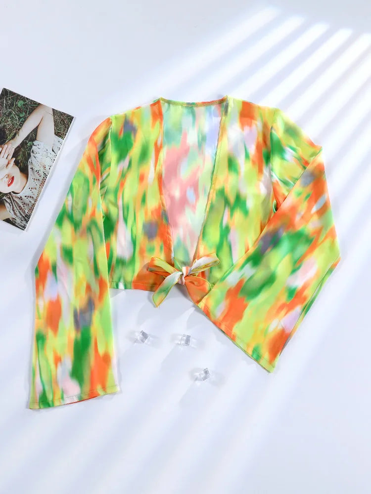 Bikini Tie Dye Set Triangle The Knysa Turaco