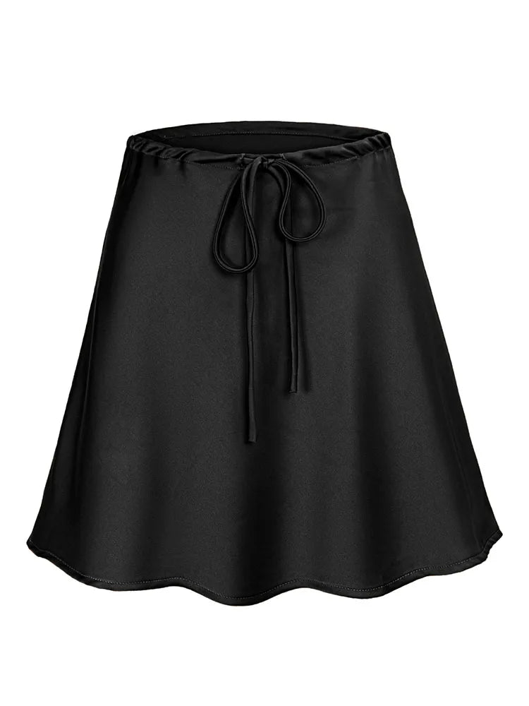 Silk Short Skirt Snowy Owl