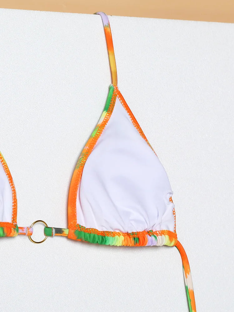 Bikini Tie Dye Set Triangle The Knysa Turaco