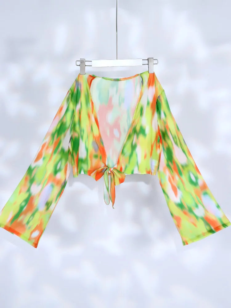Bikini Tie Dye Set Triangle The Knysa Turaco
