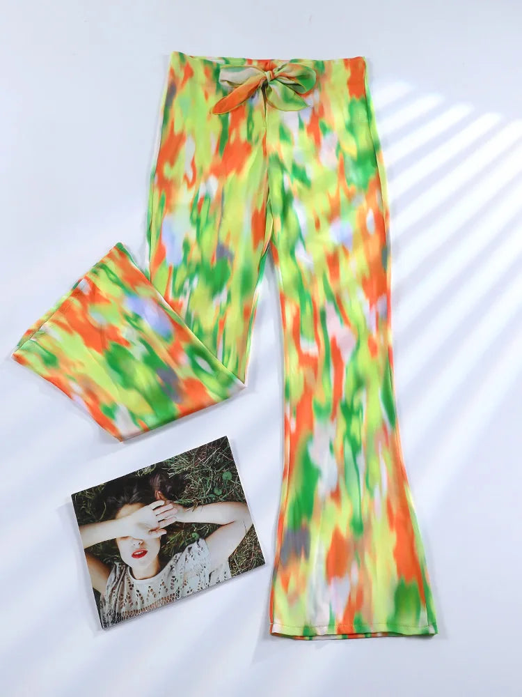 Bikini Tie Dye Set Triangle The Knysa Turaco