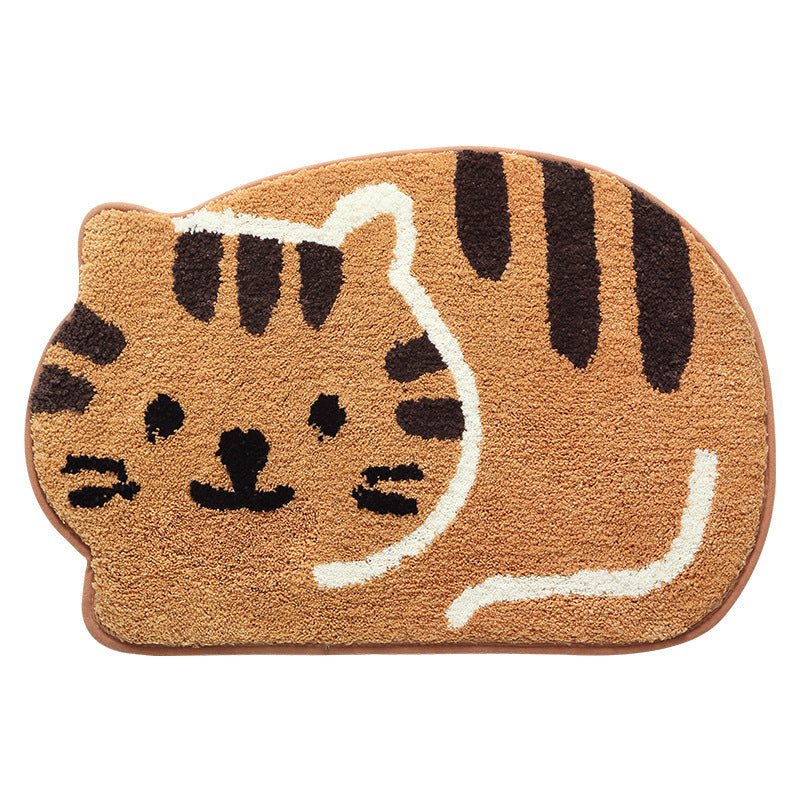 Non-slip Floor Cartoon Cute Pet Cats Carpets Mats Sleeping Warm C1004