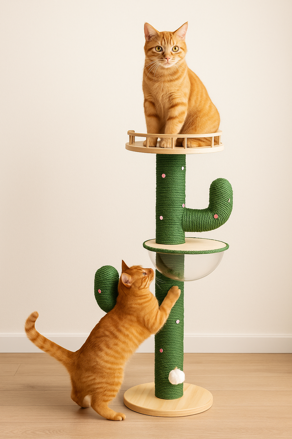 Cactus Cat Climbing Frame Self-made DIY Complete Material Package