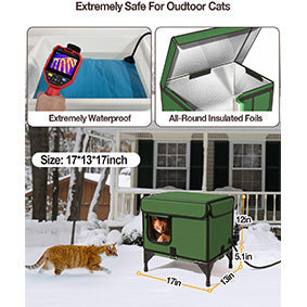 Outdoor Heating Insulation Cat Delivery Room Foldable Cat Cage C1003