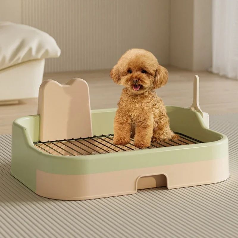 Pet Dog Toilet Portable Puppy Potty Tray Pet Litter Pan Dog Potty Pan Indoor Dog Potty Tray Puppy Training Tray Pet Accessories