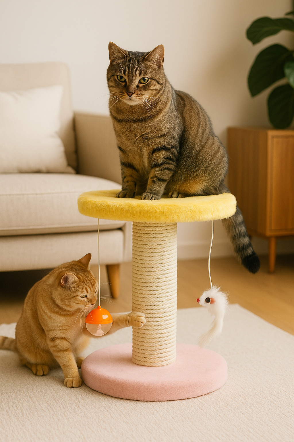 Cat Climbing Frame Pet Supplies Cat Educational Toys Kitty Table C1000