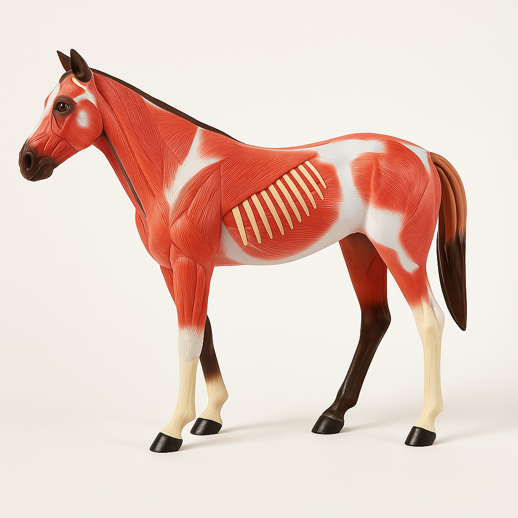 Horse Medical instrument Animal Anatomy Anatomical Model Science Education Vet 3D 4D