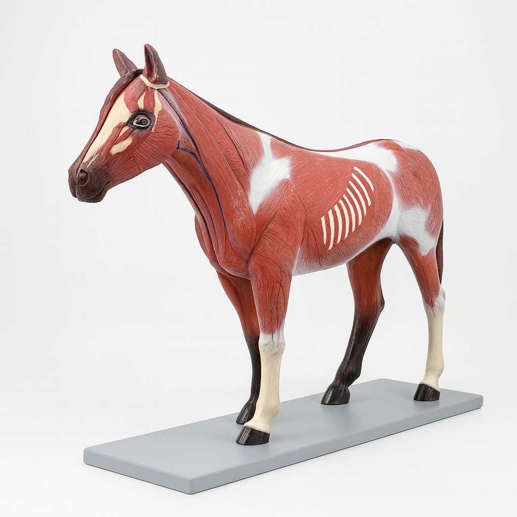 Horse Medical instrument Animal Anatomy Anatomical Model Science Education Vet 3D 4D