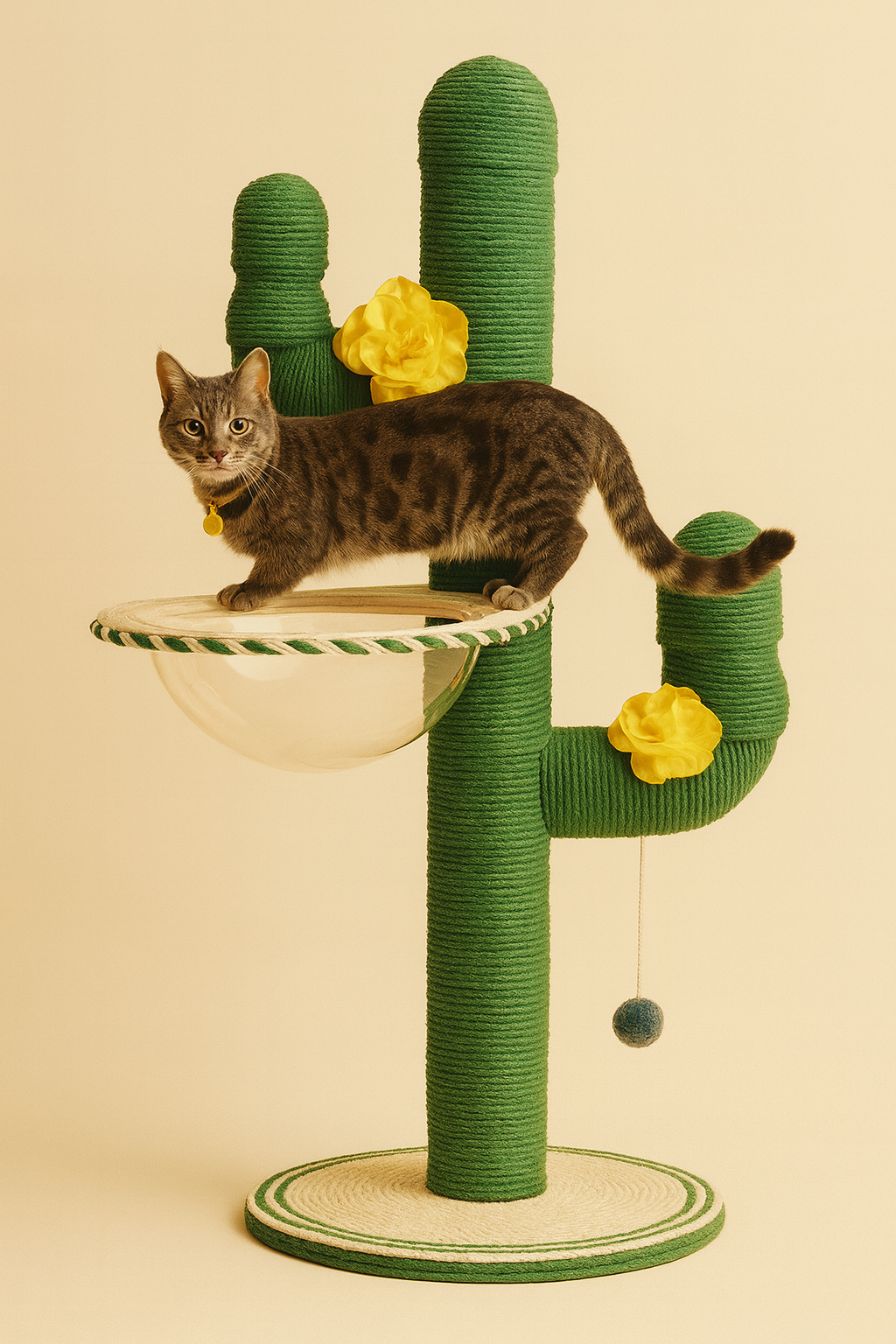 Cactus Cat Climbing Frame Self-made DIY Complete Material Package