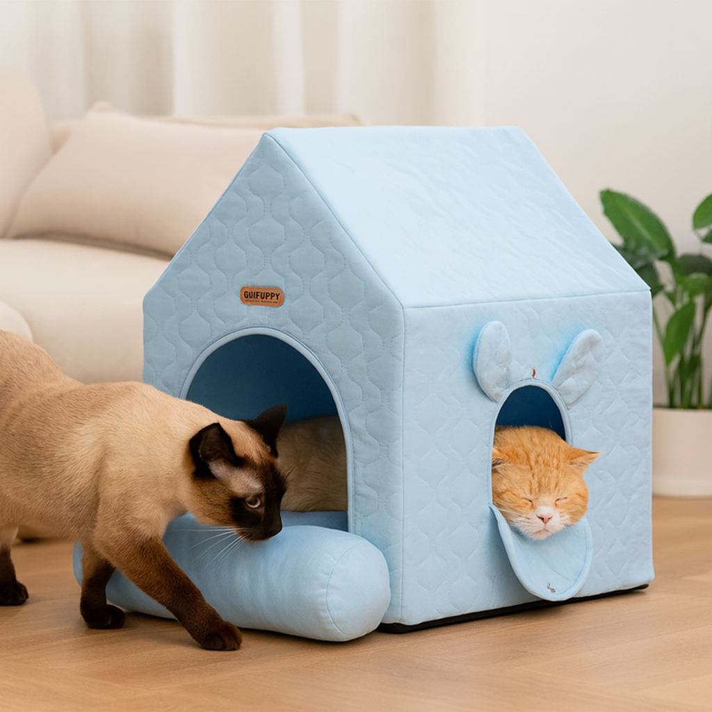 Four Seasons Universal Closed Cartoon Cute Cat Dog Pet Room C1005