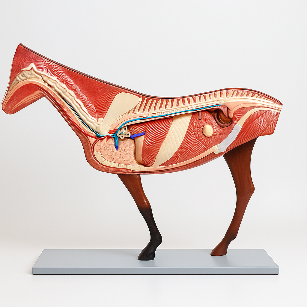 Horse Medical instrument Animal Anatomy Anatomical Model Science Education Vet 3D 4D